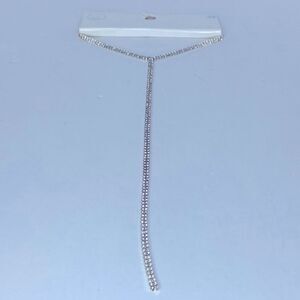 NEW…Silver/Clear choker from Forever21